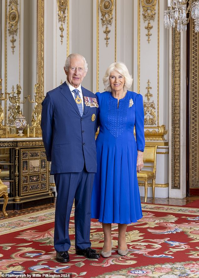 A photograph issued on July 14 by the Australian Government of King Charles III and Queen Camilla at Buckingham Palace, which was released to mark the royal visit to Australia