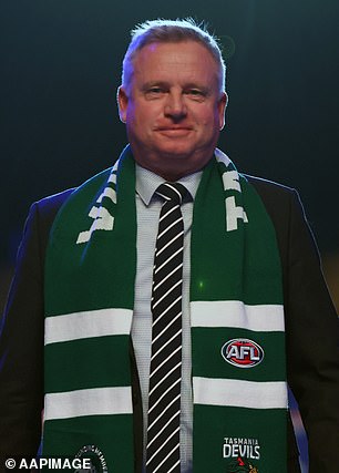 Tasmanian premier Jeremy Rockliff