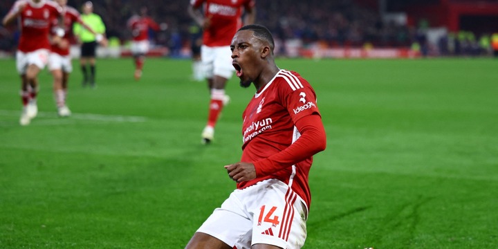 Nottingham Forest player Callum Hudson-Odoi