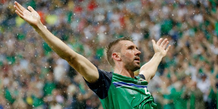 Gareth McAuley for Northern Ireland at Euro 2016