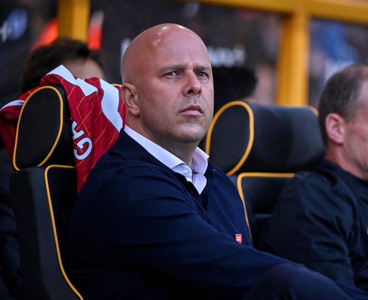 (THE SUN OUT, THE SUN ON SUNDAY OUT) Arne Slot head coach of Liverpool before the Premier League match between Wolverhampton Wanderers FC and Liver...