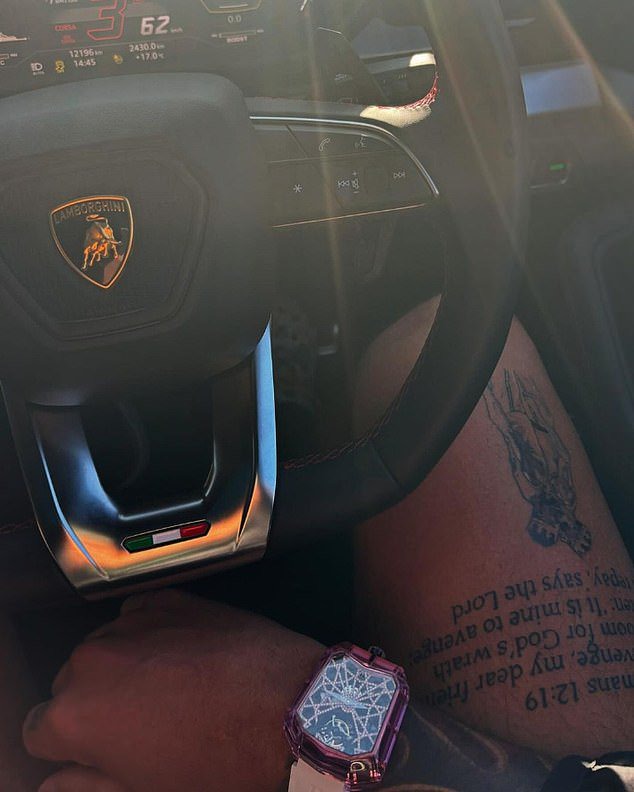 The Aussie tennis star has a $1million collection of luxury cars, regularly showing off his Lamborghini on social media