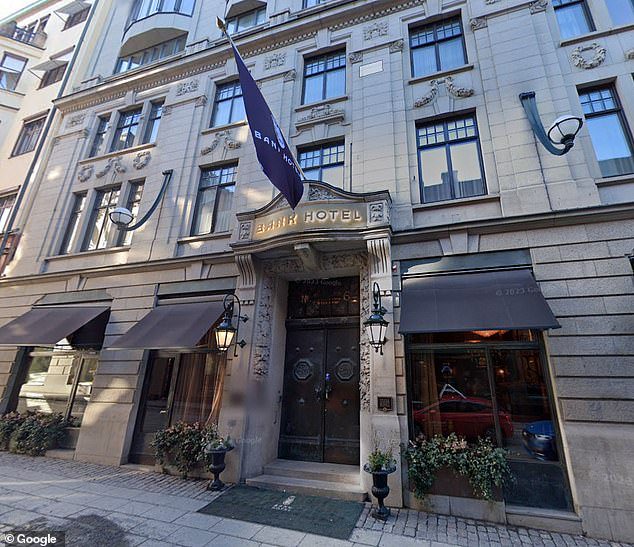 The alleged incident is said to have taken place on October 10 at the Bank Hotel in Stockholm