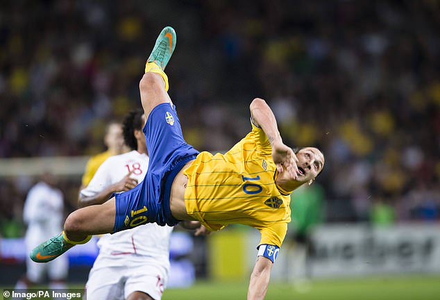 Haaland was compared to Zlatan Ibrahimovic, who scored a memorable goal against England