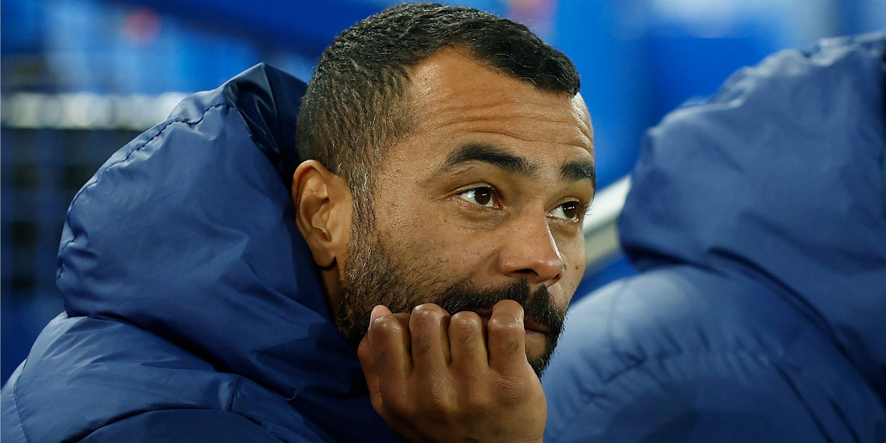 Ashley Cole in the dugout as first team coach for England U21's