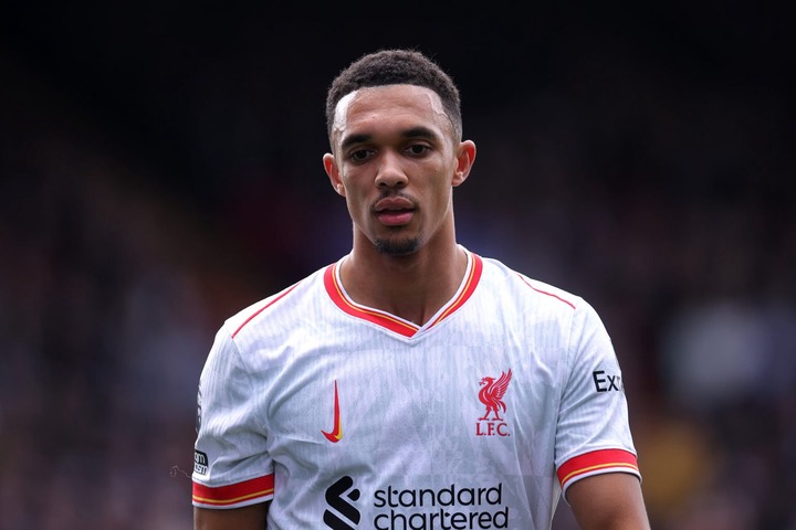 Trent Alexander-Arnold of Liverpool during the Premier League match between Crystal Palace FC and Liverpool FC at Selhurst Park on October 05, 2024...