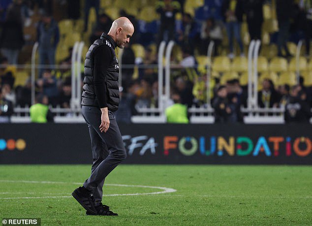 Ten Hag's side are 12th in the Premier League and remain winless in Europe this season