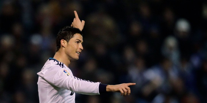 Cristiano Ronaldo in action for Real Madrid during the 2012-13 campaign