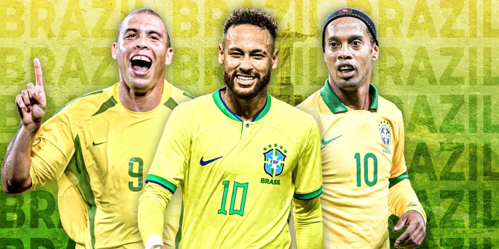 Ronaldo Nazario Neymar Ronaldinho Brazil