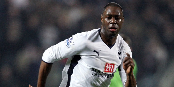 Ledley King playing for Tottenham