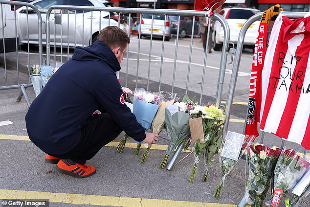 Earlier this month, tributes were laid for ex-Sheffield United star Baldock outside Bramall Lane