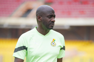 Head coach of Balck Stars, Otto Addo