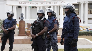 Some officers of the Ghana police service