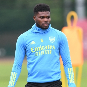 Arsenal midfielder Thomas Partey