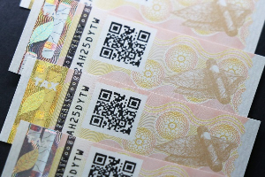 File photo of digital tax stamps