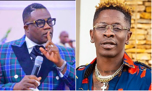 Archbishop Kofi Adonten Boateng and Shatta Wale