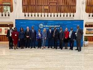 Minister of Finance, Dr. Mohammed Amin Adam led Ghana's delegation to the IMF-World Bank meetings