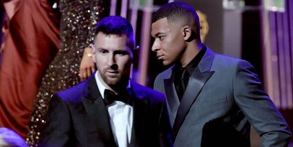 Lionel Messi passes Kylian Mbappe 