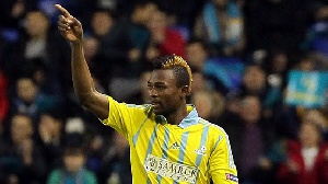 Ghanaian forward Patrick Twumasi