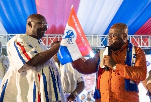 Nana Akufo-Addo with Dr Mahamudu Bawumia