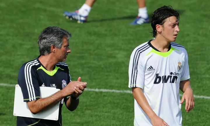 Mourinho criticised Ozil's worth ethic, as the German documented in his book