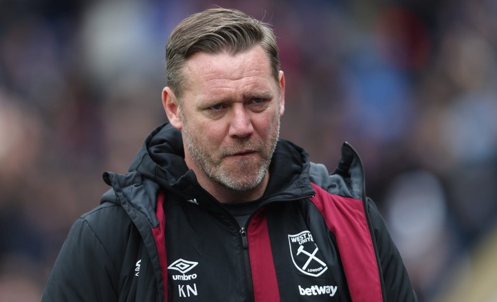 West Ham United coach Kevin Nolan during the Premier League match between Crystal Palace and West Ham United at Selhurst Park on April 21, 2024 in ...