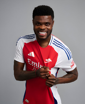 Arsenal midfielder Thomas Partey