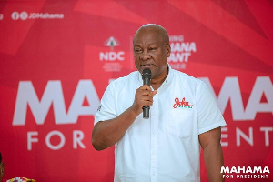 NDC flagbearer, John Dramani Mahama