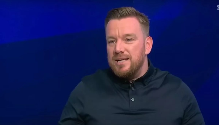 Jamie O'Hara speaking to Sky Sports