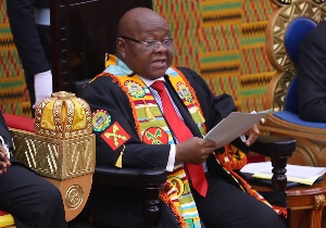 Former Speaker of Parliament, Professor Aaron Mike Oquaye