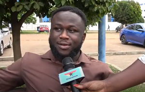 A Ghanaian reacting to Parliament's suspension