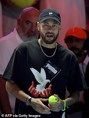 Tennis fans in Saudi Arabia booed Brazilian superstar Neymar Jnr at the '6 Kings Slam' event