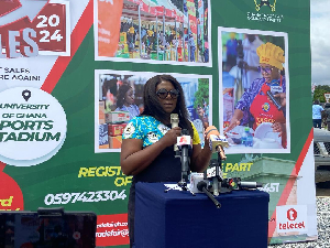 Chief Executive Officer of the Ghana Trade Fair Company Limited, Dr. Agnes Adu,