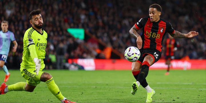 Marcus Tavernier for Bournemouth against Arsenal