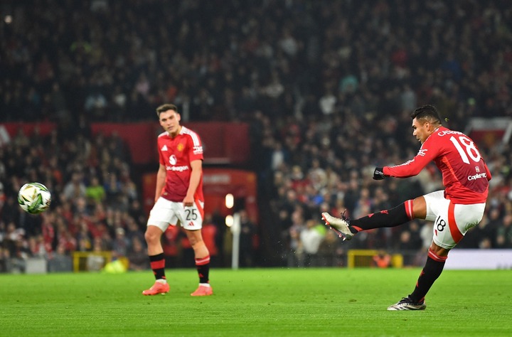 Casemiro scored a wonderful goal to send Man Utd ahead