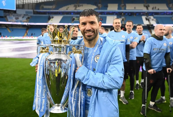 Sergio Aguero spent a decade at Manchester City between 2011 and 2021. (Image: Getty)