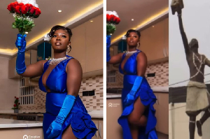 Felicia Osei's birthday look has faced stern criticism