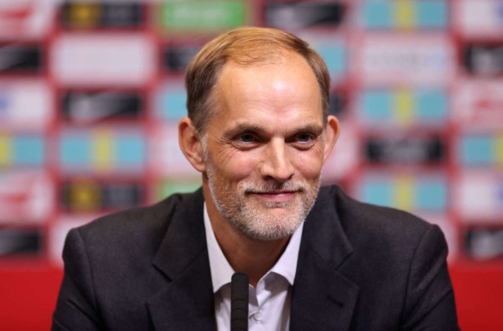 Thomas Tuchel, Manager of England, speaks to the media during a press conference as he is announced as the new England manager at Wembley Stadium on October 16, 2024 in London, England. (Photo by Ryan Pierse/Getty Images)