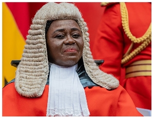 The Chief Justice, Gertude Torkornoo, led the panel that gave the ruling