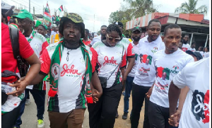 Team Jnr JM unites with Ablekuma Central constituency in successful walk