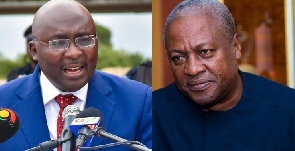 Vice President, Dr. Mahamudu Bawumia and Former president, John Dramani Mahama