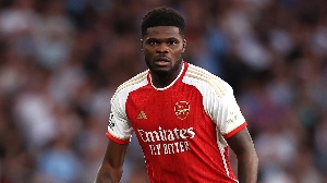 Arsenal midfielder Thomas Partey