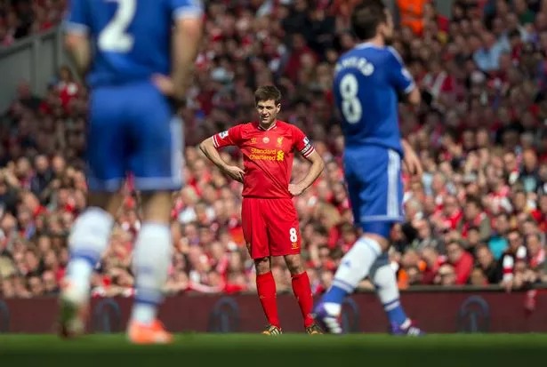 Steven Gerrard came so close to winning the Premier League title with Liverpool.