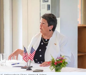 U.S. Ambassador to Ghana, Virginia E. Palmer