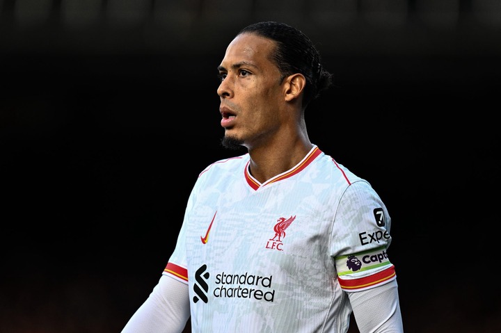 Virgil van Dijk of Liverpool F.C. during the Premier League match between Crystal Palace FC and Liverpool FC at Selhurst Park on October 5, 2024 in...