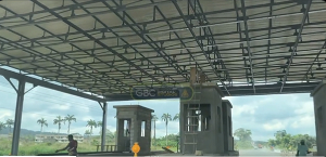 Renovation work ongoing at Bonsa tollbooth