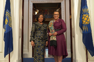 Patricia Scotland KC and Shirley Ayorkor Botchwey