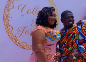 Kumawood actor Okomfo Kolege and his newly wedded wife