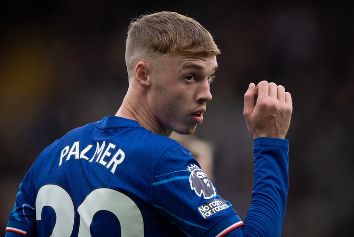 Cole Palmer of Chelsea during the Premier League match between Chelsea FC and Nottingham Forest FC at Stamford Bridge on October 06, 2024 in London...