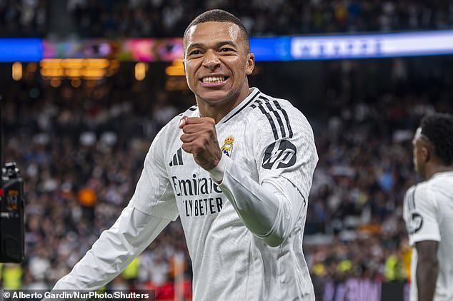 Mbappe has scored eight goals this season - the same as Vinicius Jr - while Bellingham is yet to get off the mark despite contributing a sensational goal tally for Los Blancos last campaign